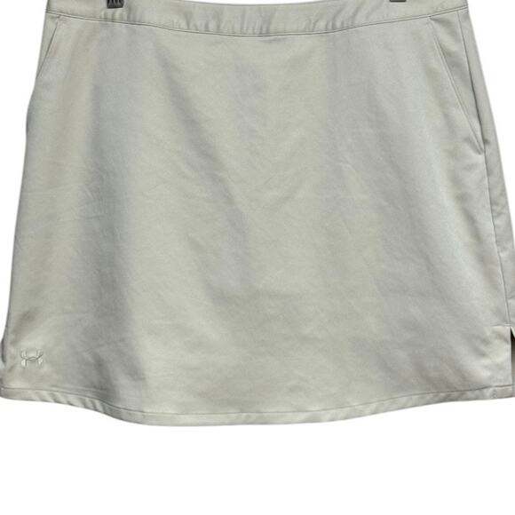 Under Armour Performance Woman’s  Athletic Skort Tan Size 10 - Picture 1 of 9